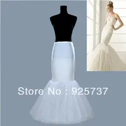 Хорошая цена и качество! Русалка юбка белое платье на свадьбу кринолин