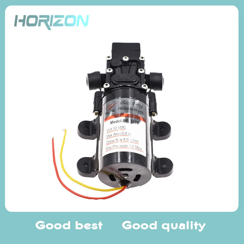 

DC 12V Mini Diaphragm High Pressure Water Pump Automatic Switch 4L/min