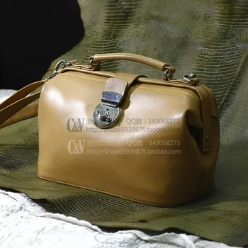 

[B-008] DIY handmade leather bag purse 28 doctor pattern drawing specifications