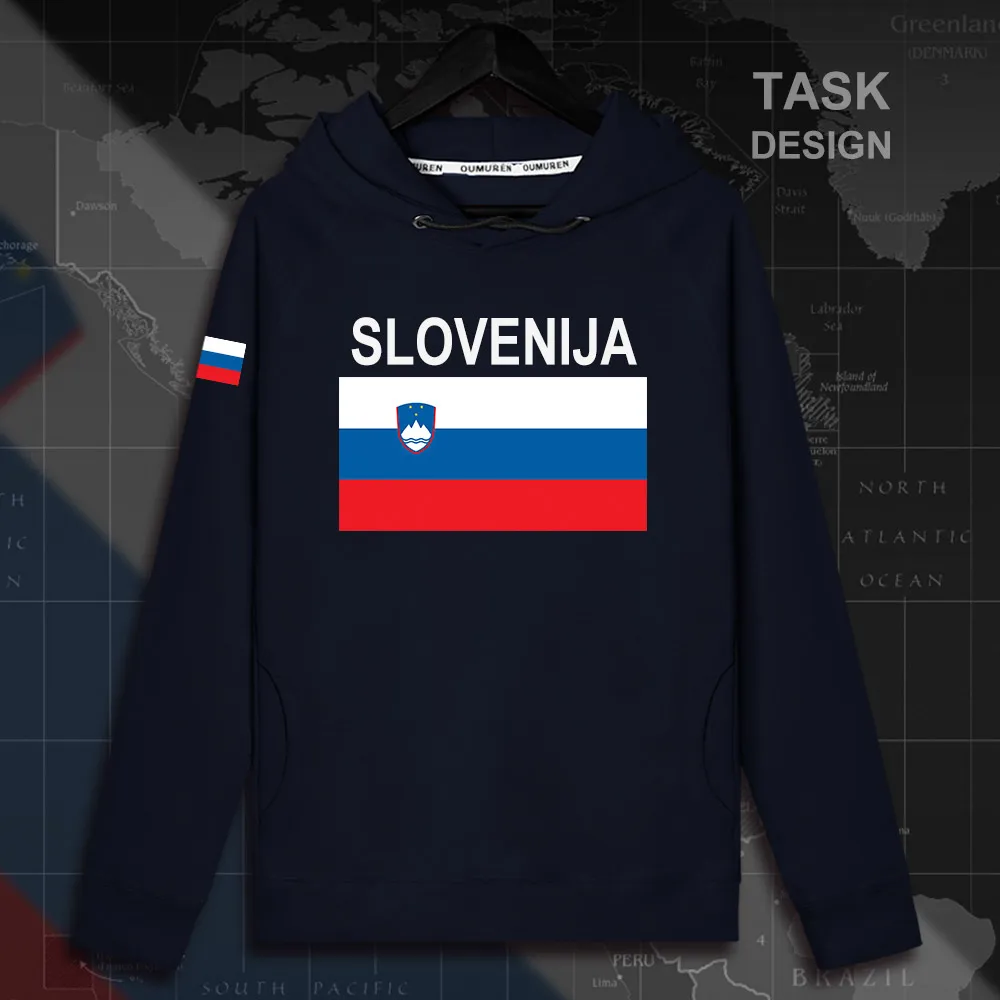 Словенская SVN словенская SI мужская толстовка с капюшоном пуловеры толстовки
