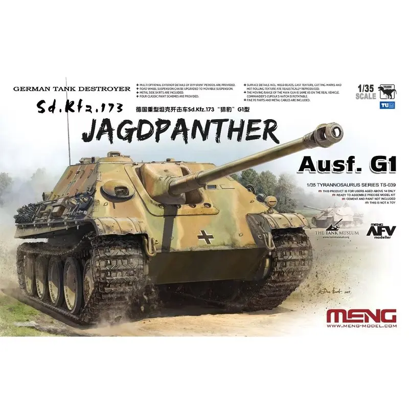 ASSAULT TANK M4A3E2 JUMBO TRRANNOSAURUS SERIES MODEL 2019 MENG TS-045 1//35 U.S
