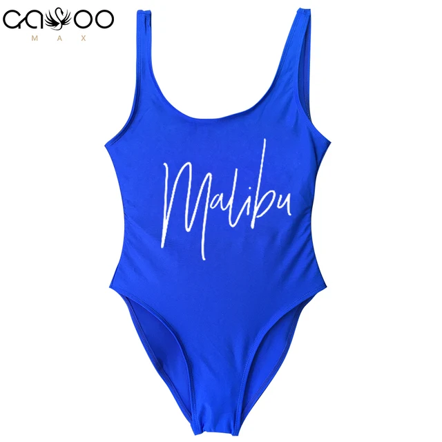 Special Offers Malibu Letter 2018 bathing suit women Swimming Suit Girls One Piece Swimsuit Bodysuit swim suit fitness plus size Beachwear Suit