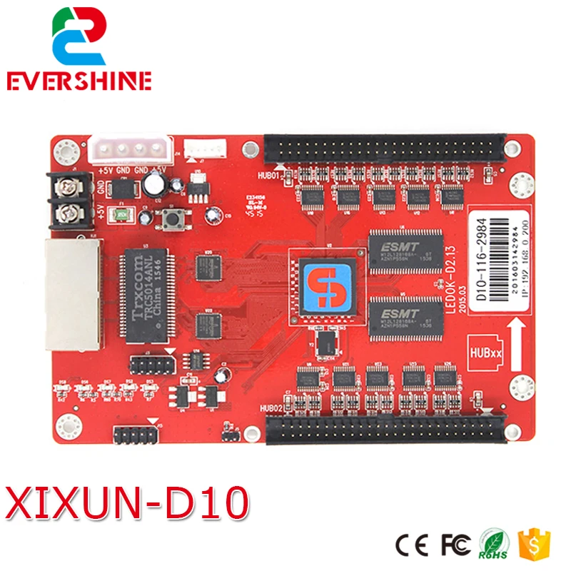 

Full color led control card d10 led display screen video wall controller XIXUN D10 asynchronous receiving card