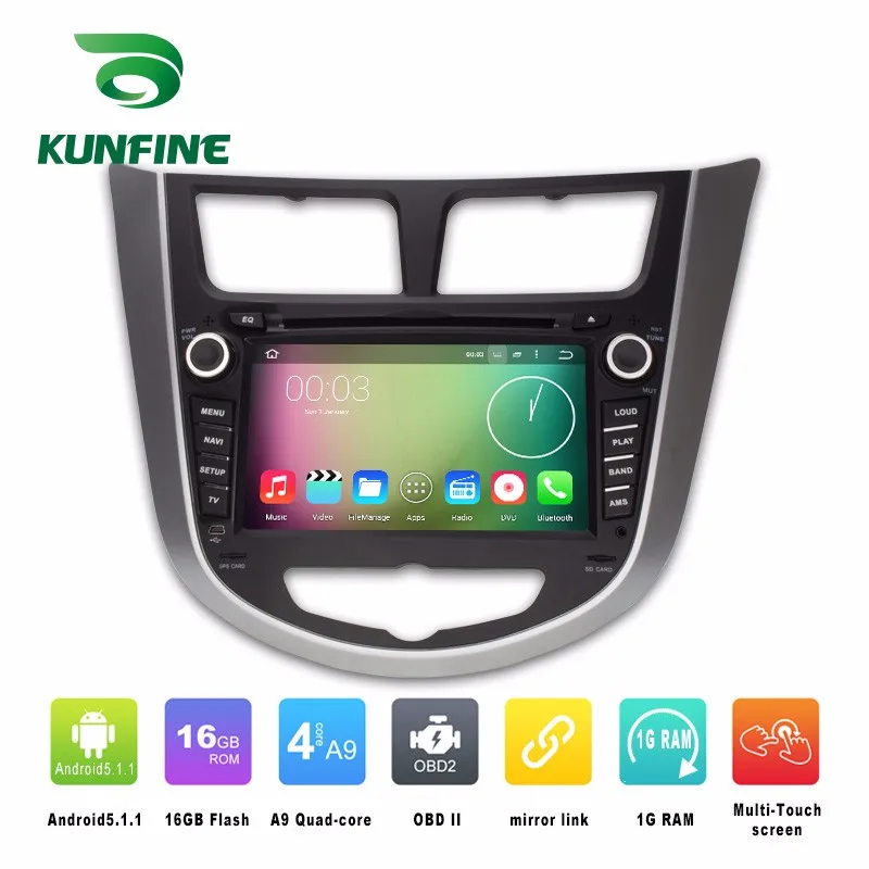 Car DVD GPS Navigation player for HYUNDAI Verna Accent Solaris 2011-2012 A