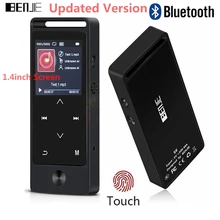 Обновленная версия BENJIE-S8 сенсорная кнопка Bluetooth Hi-Fi MP3 плеер без потерь Музыкальный плеер с FM, Поддержка SD объемом до 64 ГБ