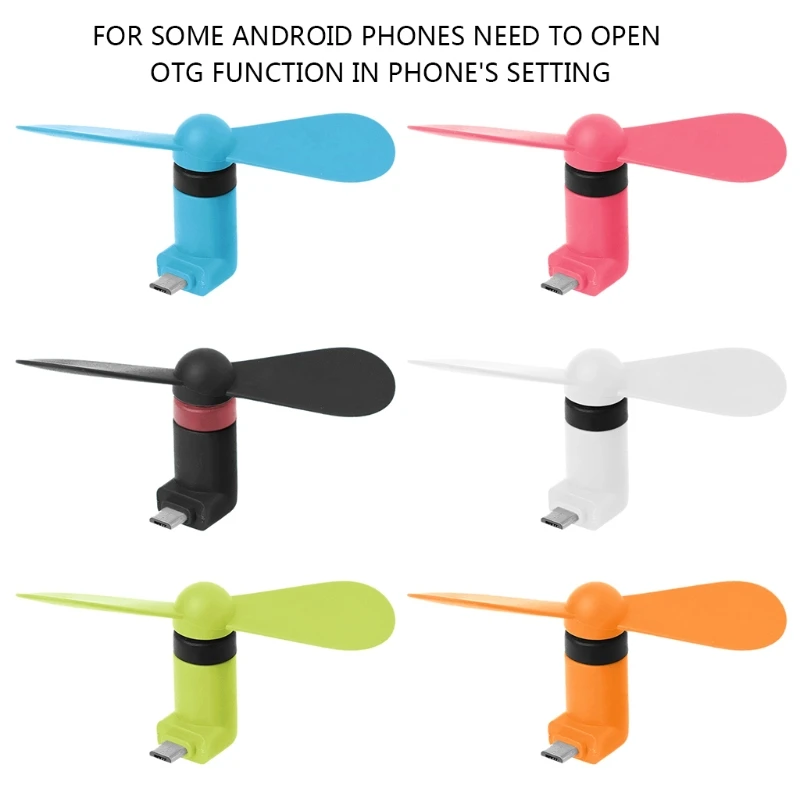 

90 Degree Micro USB Cooling Fan For Samsung Xiaomi Huawei HTC ZTE Android Phone Tablet