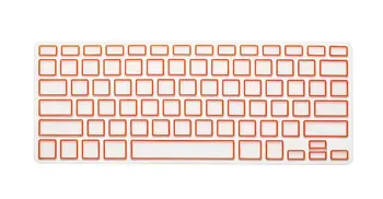 

Box Style Design Transparent Silicone Keyboard Protector 2pcs for Apple Macbook Air /Pro 13 /15 /17 Inches (US Version)