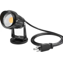 10 шт./лот 3 Вт монолитный блок светодиодов для газона лампы садовое наружное освещение светильник для дорожки с вилкой Водонепроницаемый