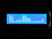 Зеленый DIY ms1602 синий/Liquid Crystal Музыка отображения спектра может использоваться для автомобильной модификации автомобиля