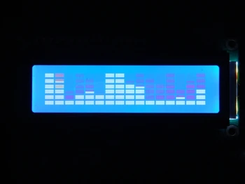 

Green DIY MS1602 Blue/ liquid crystal music spectrum display can be used for automotive vehicle modification