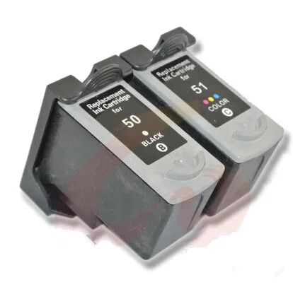 

hisaint Compatible For Canon 50 51 PG50 CL51 Ink Cartridge For Canon FIXMA IP2200 Ink jet Printer