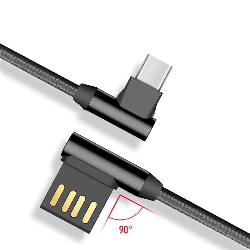 Goede Magnetische Micro Usb kabel 90 Graden L Vorm Magneet USB Charger kabel voor Micro Usb poort en Connectors voor Iphone Xiaomi Samsung