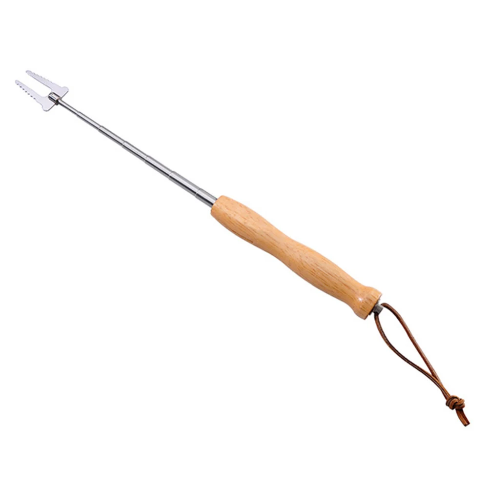 

Camping Campfire Camping Campfire Fire Pit Accessories Hot Dog Telescoping Roasting Fork Sticks Skewers BBQ forks
