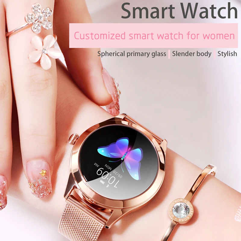  2019 New Smart Watch Women KW10 Heart Rate Bluetooth Smart Watch IP68 Waterproof Smartwatches Physi - 33040198307