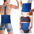 Для мужчин для похудения Body Shaper жилет, талия и мужское нижнее белье сжатия меньше пивной живот пояс утягивающий пояс рубашка Топ