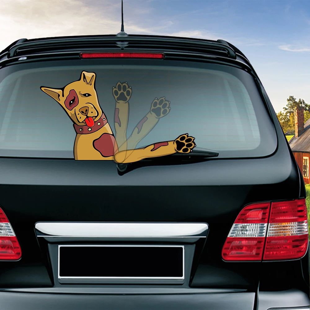 Rear Windshield Wiper >> Ugly Dog Waving Wiper Decals Pvc Car Styling Rear Window Wiper Rear Windshield Wiper >> Ugly Dog Waving Wiper Decals Pvc Car Styling Rear Window Wiper