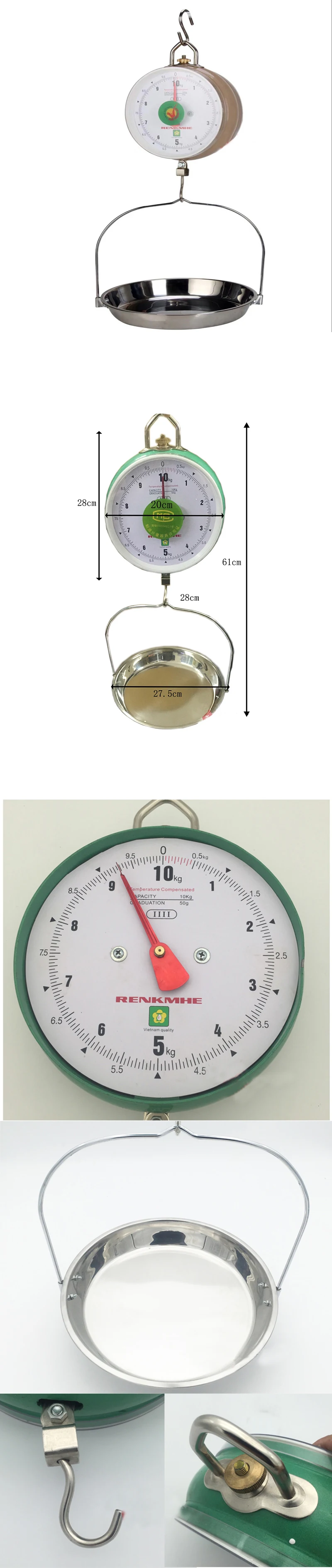 T-king 10KG Seafood Aquatic Waterproof Hanging Scale Commercial Scale Crane Scale Kitchen Weighing Machine T-king 10KG Seafood Aquatic Waterproof Hanging Scale Commercial Scale Crane Scale Kitchen Weighing Machine