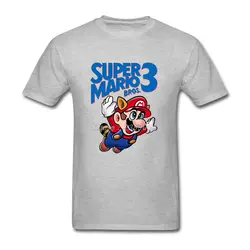 Футболки Для мужчин аниме короткий рукав Супер Марио одежда классные недорогие брендовые Рубашки для мальчиков подростков Camisetas