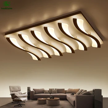 

Modern Wave Acrylic Led Ceiling Lights Lamparas Simple Metal Living Room Led Ceiling Light Luminarias Led Ceiling Lamp Fixtures