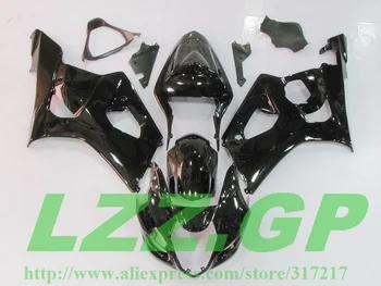 

Injection For SUZUKI GSX-R1000 All Black K3 03 04 GSX R1000 K3 GSXR 1000 2003 2004 GSXR1000 Fairing Kit