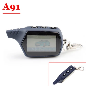 

HOT (1PCS) A91 2-way LCD Remote Control Key Fob For Russian Anti-theft Vehicle Security Two way Car Alarm System Starline A91