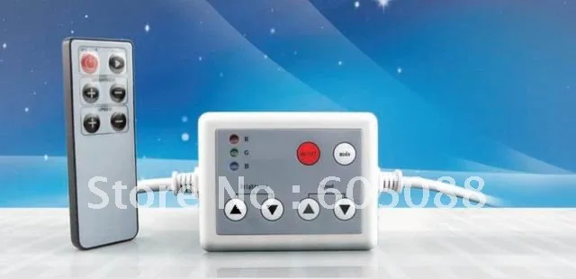 

DC12v led remote rgb on and off controller 144w rope light controller with jump/gradual color changing 5pcs DHL free shipping