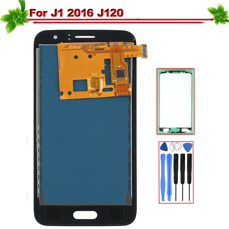 

4.5" Replacement for Samsung Galaxy J1 2016 J120 J120F LCD Display Touch Screen Digitizer Assembly for Galaxy J1 J120 lcd Oled