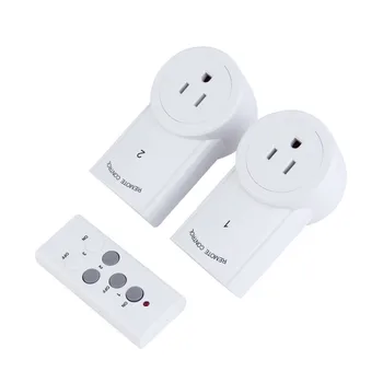 

2 Pack Remote Control Sockets Wireless Switch US Plug AC Power Outlet Home US new arrival