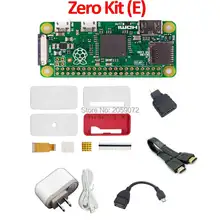 Raspberry Pi Placa Versão 1.3 oficial caso de zero zero Pi0 GPIO Pin Dissipadores câmera poder cabo FFC cabo HDMI otg