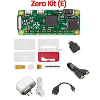 

Raspberry Pi zero Pi0 Board Version 1.3 official zero case GPIO Pin Heatsinks camera FFC cable power HDMI cable otg