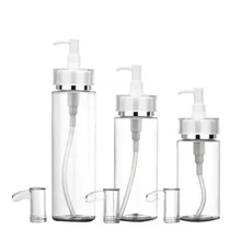 1 шт. 120/160/200 мл контейнер с косметикой пустые перезаправляемые безвоздушные бутылки насоса прессованные спрей гель для душа шампунь по уходу за кожей лосьон
