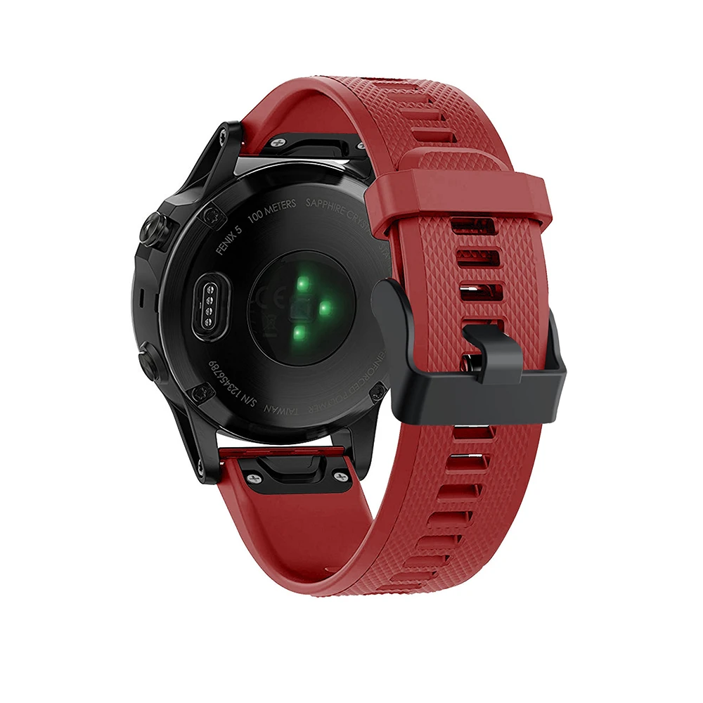 Quick Release силиконовые Easy fit запястье ремешок 26 22 20 мм для Garmin Fenix 5X5 5S плюс 3 3 HR Forerunner 935 часы