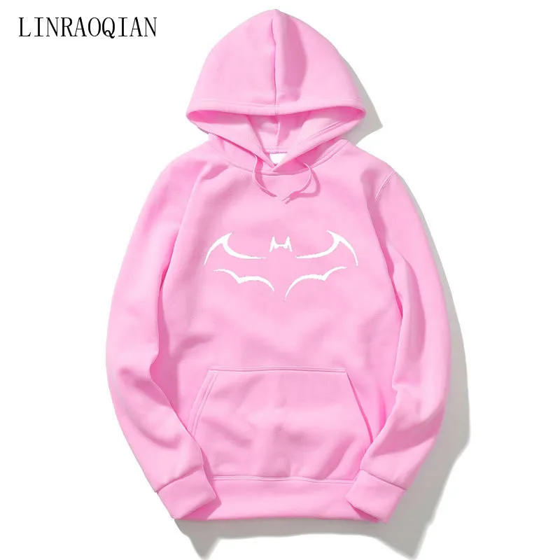 

Batman Print Sweatshirts Men Women Autumn Winter Casual Loose Hoodie Men Long Sleeve Hooded Pullovers Sweatshirt Sweat Homme
