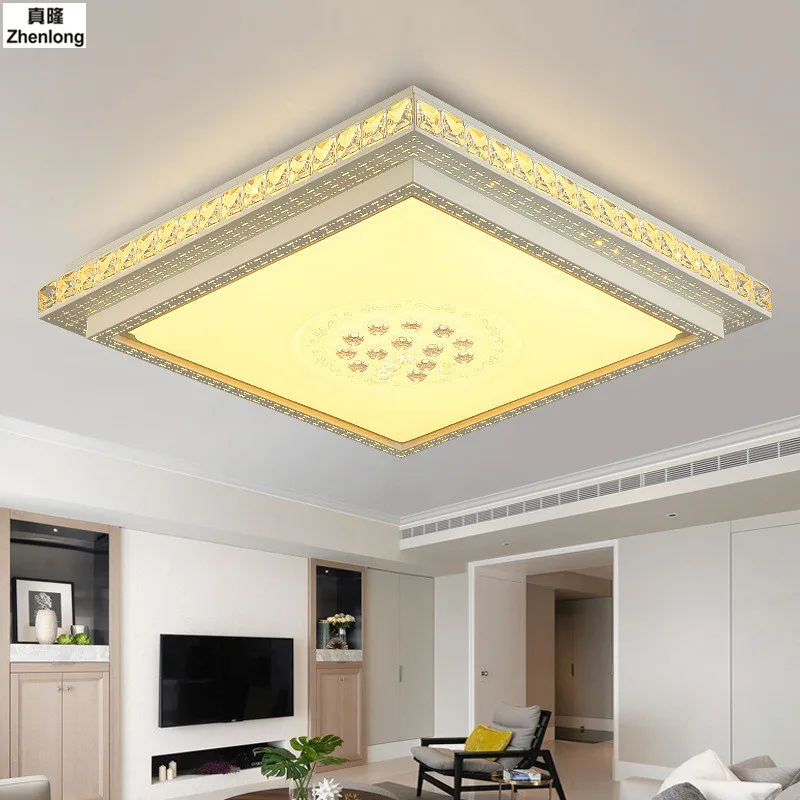 

Round Crystal Ultra-thin Square LED Ceiling Lighting for The Living Room Chandeliers Ceiling for The Hall Modern Ceiling Lamp