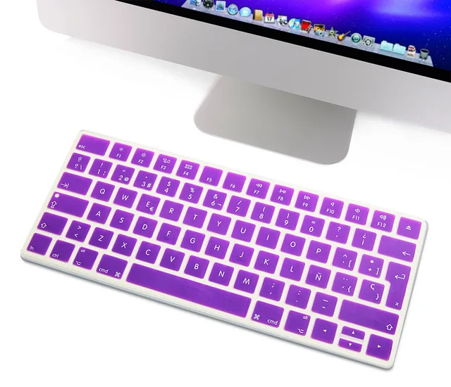 Силиконовый чехол для испанской клавиатуры ЕС евро ESP нового iMac Magic 2 Bluetooth