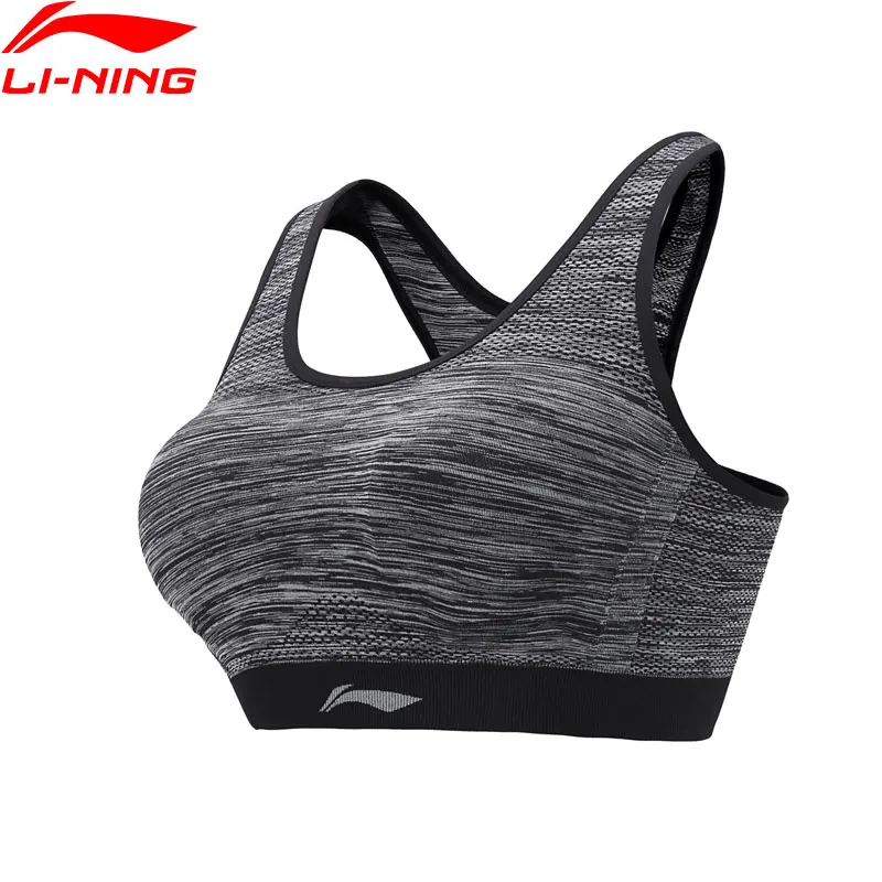 

Li-Ning Women Running Series Sports Bras Medium Support Detachable Pad Breathable Comfort LiNing Sport Bra AUBN124 CJAS18