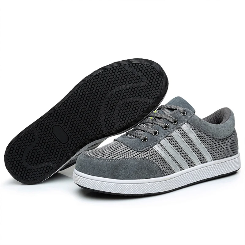 امرأة الصلب اصبع القدم أحذية عمل أحذية السلامة المضادة لل تحطيم مكافحة زلة الصلب ثقب والبناء مقاوم الرجال حذاء امرأة الأحذية 2019