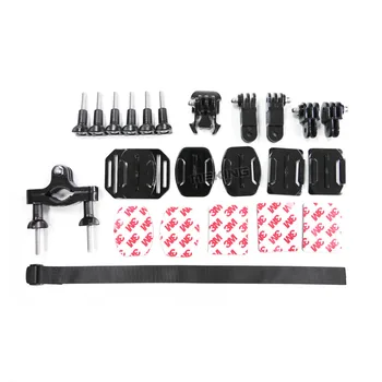 

Gopro Accessory Kit for Hero 3 Screw+Tripod Mount+Adapter+handle bar+Pivot Arm+Camera Tethers+Head Strap