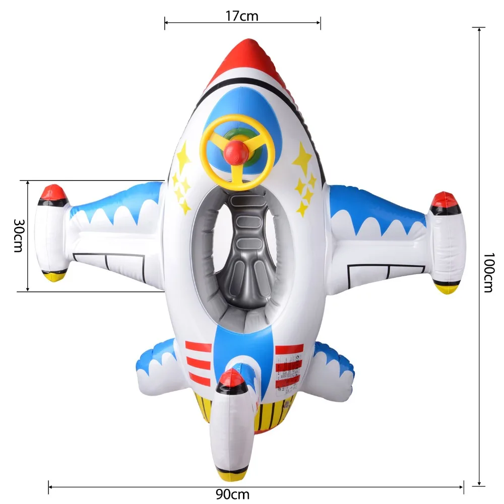Детский гигантский надувной самолет, надувной самолет, детский плавательный бассейн, плавающий плот, бассейн, плоты, Летние Водные виды спорта, игрушка