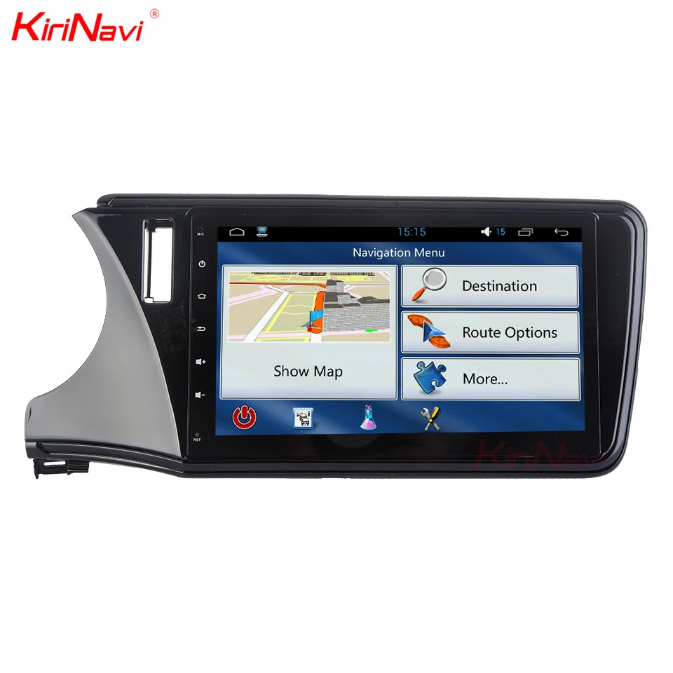 Best KiriNavi Octa Core Android 7.1 Car DVD Player For Honda City Navigation System Multimedia Radio Stereo Audio Player 2 din RDS BT 5