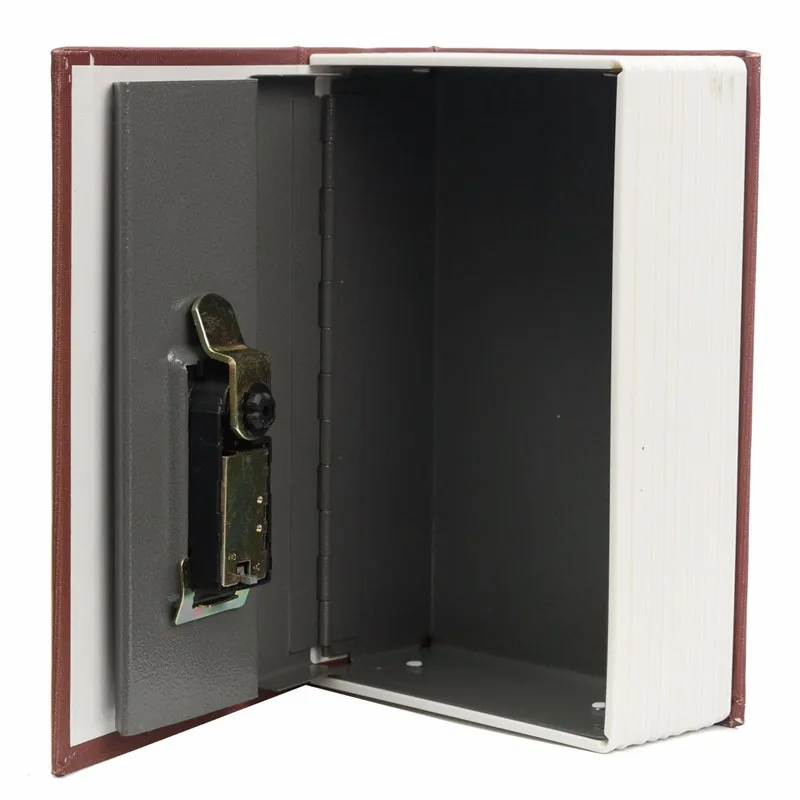 OSPON Book Safes Simulation Dictionary Secret Money Box Metal Steel Cash Secure Hidden Piggy Bank Storage Collection Box Size L OSPON Book Safes Simulation Dictionary Secret Money Box Metal Steel Cash Secure Hidden Piggy Bank Storage Collection Box Size L