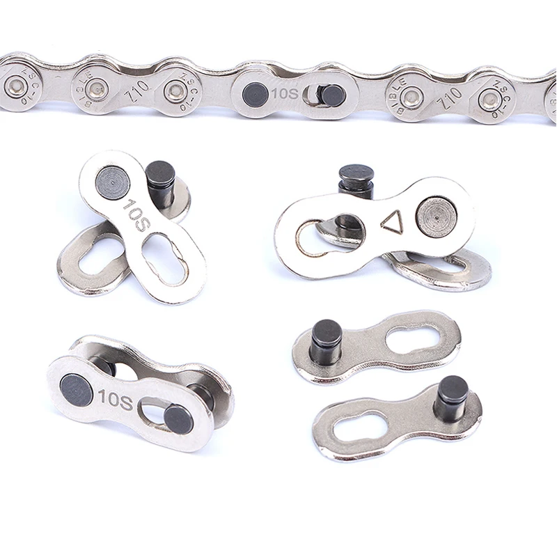 

10 Pair Mountain Bicycle Bike Chain Missing Quick Connector Connecting Master Link for 6 7 8 9 10 Speed Shimano Compagnolo