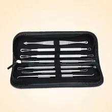 7 шт. иглы для лица из нержавеющей стали Acne удалить угри прыщи комедоны