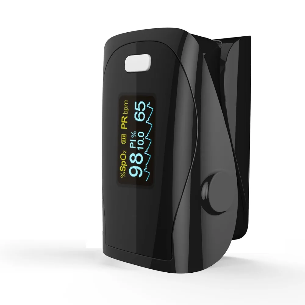 

Finger Pulse Oximeter Household Health Monitors ABS Silicone Sensor Medical Equipment Pulsioximetro OLED SPO2 Heart Rate Monitor