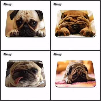 

New Arrivals Funny Cute Pug Dog with Box Packed Silon aming Mouse Pad For Choice of three sizes 18*22cm and 25*29cm And 25*20cm