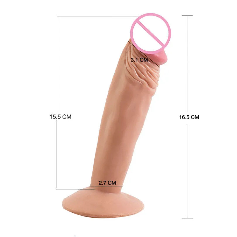 Adult Foldable Female Massage Body Health and Safety Dildos Massager Penis Anus Vagina Waterproof Sucker Adult Toy   (1)