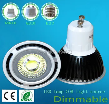 

5W GU10 COB LED Spot Light Spotlight Bulb Lamp High power lamp 85-265V Warranty 2 years CE ROHS -- DHL free shipping