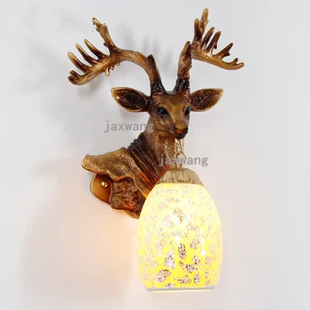 

American LED Wall Lamp Lamps Luminaire Wall Light Fixtures Bathroom Light Bedroom Lamp Wall Sconces Living room Decoration