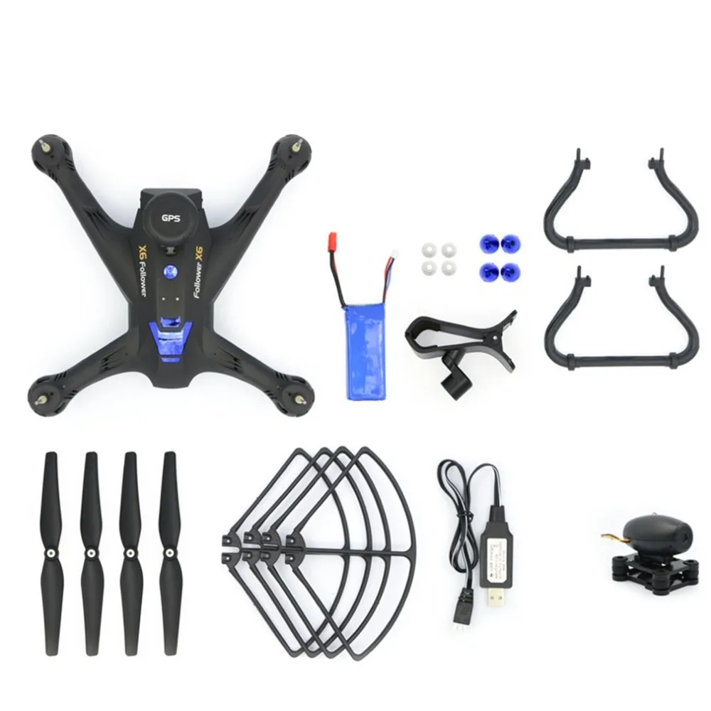 

OCDAY Global Drone X183 Professional Altitude Hold Dual GPS Quadrocopter with720P Camera HD RTF FPV GPS Helicopter RC Quadcopter