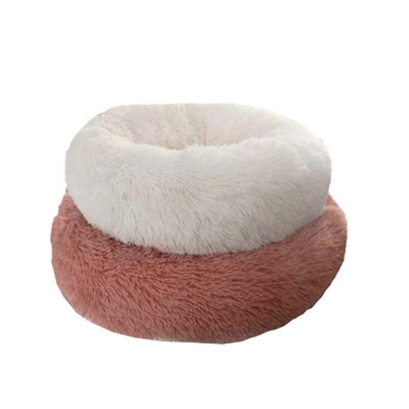 Plush Cat Bed Pet House Soft Long Plush Cat Cushion Mat Dog Bed For Small Dog Cat Nest Winter Warm Kitty Sleeping Bed Puppy Mat5